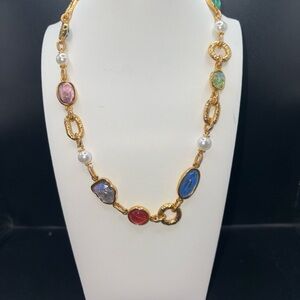 Ben-Amun/Neiman Marcus gorgeous 24k elegant necklace.  Like new